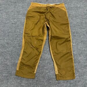 American Field Hunting Pants Mens Size 34 Brown Canvas Nylon Reinforced Vintage